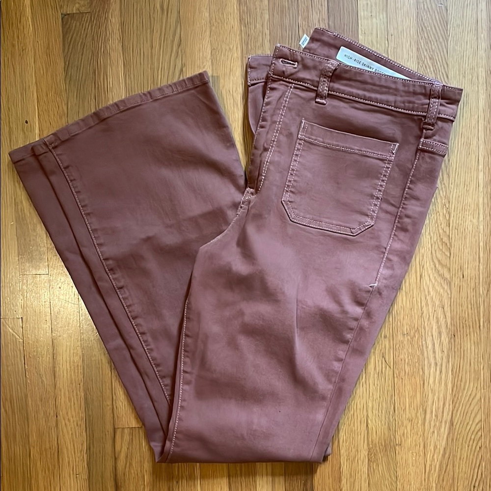 Anthropologie Brown High Rise Jeans